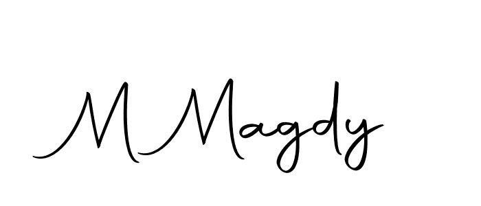 You should practise on your own different ways (Autography-DOLnW) to write your name (M Magdy) in signature. don't let someone else do it for you. M Magdy signature style 10 images and pictures png