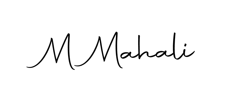 Design your own signature with our free online signature maker. With this signature software, you can create a handwritten (Autography-DOLnW) signature for name M Mahali. M Mahali signature style 10 images and pictures png