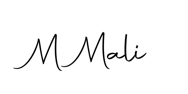 Use a signature maker to create a handwritten signature online. With this signature software, you can design (Autography-DOLnW) your own signature for name M Mali. M Mali signature style 10 images and pictures png