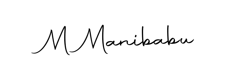 You should practise on your own different ways (Autography-DOLnW) to write your name (M Manibabu) in signature. don't let someone else do it for you. M Manibabu signature style 10 images and pictures png