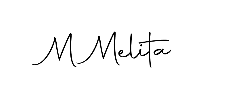 Also You can easily find your signature by using the search form. We will create M Melita name handwritten signature images for you free of cost using Autography-DOLnW sign style. M Melita signature style 10 images and pictures png