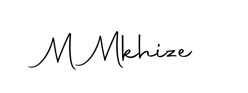 The best way (Autography-DOLnW) to make a short signature is to pick only two or three words in your name. The name M Mkhize include a total of six letters. For converting this name. M Mkhize signature style 10 images and pictures png