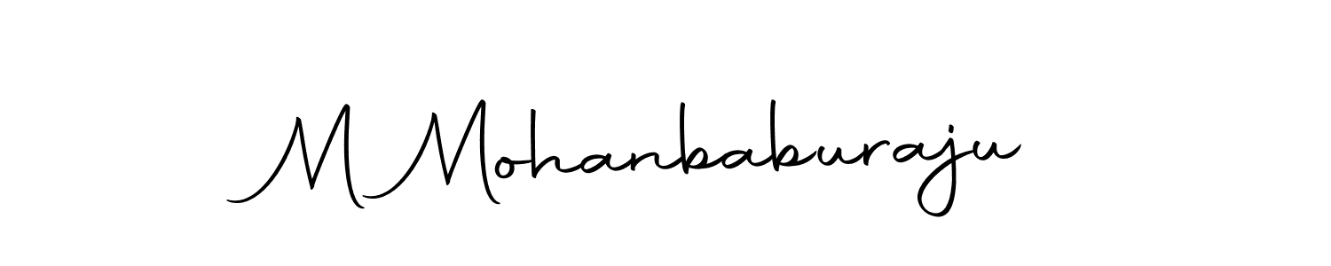 The best way (Autography-DOLnW) to make a short signature is to pick only two or three words in your name. The name M Mohanbaburaju include a total of six letters. For converting this name. M Mohanbaburaju signature style 10 images and pictures png