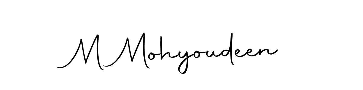 Make a short M Mohyoudeen signature style. Manage your documents anywhere anytime using Autography-DOLnW. Create and add eSignatures, submit forms, share and send files easily. M Mohyoudeen signature style 10 images and pictures png