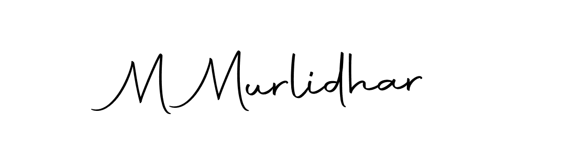Also we have M Murlidhar name is the best signature style. Create professional handwritten signature collection using Autography-DOLnW autograph style. M Murlidhar signature style 10 images and pictures png