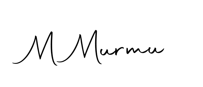 How to make M Murmu name signature. Use Autography-DOLnW style for creating short signs online. This is the latest handwritten sign. M Murmu signature style 10 images and pictures png