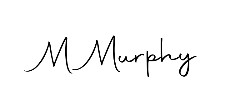 Make a beautiful signature design for name M Murphy. With this signature (Autography-DOLnW) style, you can create a handwritten signature for free. M Murphy signature style 10 images and pictures png