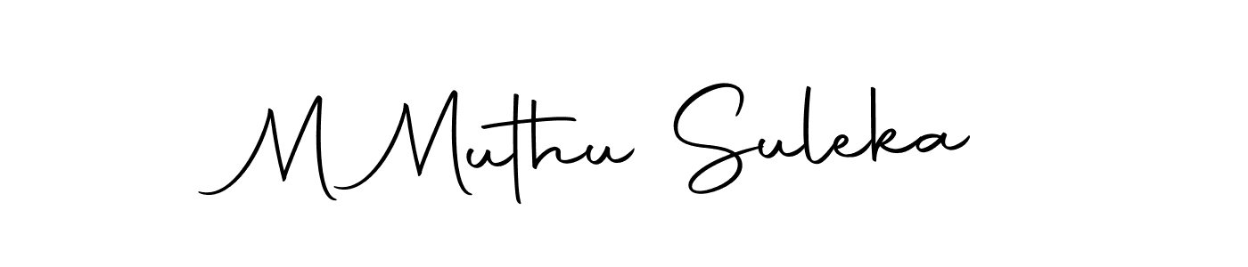 Once you've used our free online signature maker to create your best signature Autography-DOLnW style, it's time to enjoy all of the benefits that M Muthu Suleka name signing documents. M Muthu Suleka signature style 10 images and pictures png