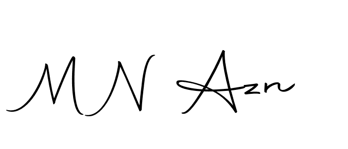 Design your own signature with our free online signature maker. With this signature software, you can create a handwritten (Autography-DOLnW) signature for name M N Azn. M N Azn signature style 10 images and pictures png