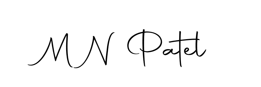 Create a beautiful signature design for name M N Patel. With this signature (Autography-DOLnW) fonts, you can make a handwritten signature for free. M N Patel signature style 10 images and pictures png