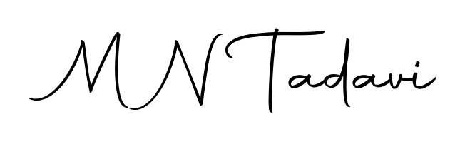 Looking for an artistic signature for M N Tadavi? The Autography-DOLnW calligraphy style gives a sophisticated flow suitable for business cards and emails. M N Tadavi signature style 10 images and pictures png