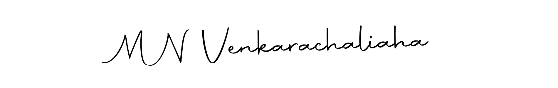 Create a beautiful signature design for name M N Venkarachaliaha. With this signature (Autography-DOLnW) fonts, you can make a handwritten signature for free. M N Venkarachaliaha signature style 10 images and pictures png