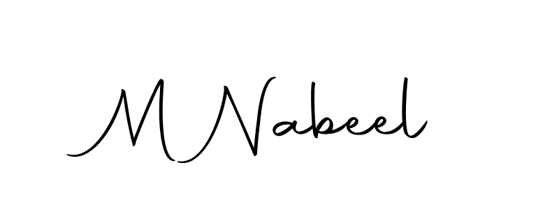 You can use this online signature creator to create a handwritten signature for the name M Nabeel. This is the best online autograph maker. M Nabeel signature style 10 images and pictures png