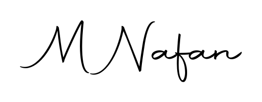 The Autography-DOLnW typeface gives name M Nafan a refined look. Suitable for certificates, diplomas, and official verification. M Nafan signature style 10 images and pictures png