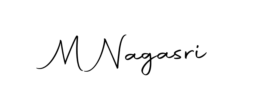 Design your own signature with our free online signature maker. With this signature software, you can create a handwritten (Autography-DOLnW) signature for name M Nagasri. M Nagasri signature style 10 images and pictures png