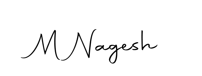 Use a signature maker to create a handwritten signature online. With this signature software, you can design (Autography-DOLnW) your own signature for name M Nagesh. M Nagesh signature style 10 images and pictures png