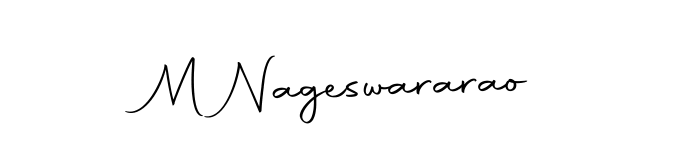 Use a signature maker to create a handwritten signature online. With this signature software, you can design (Autography-DOLnW) your own signature for name M Nageswararao. M Nageswararao signature style 10 images and pictures png