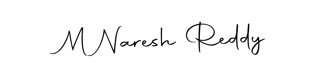 Design your own signature with our free online signature maker. With this signature software, you can create a handwritten (Autography-DOLnW) signature for name M Naresh Reddy. M Naresh Reddy signature style 10 images and pictures png