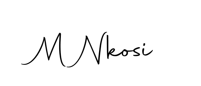 How to make M Nkosi signature? Autography-DOLnW is a professional autograph style. Create handwritten signature for M Nkosi name. M Nkosi signature style 10 images and pictures png