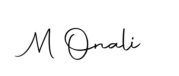 Also we have M Onali name is the best signature style. Create professional handwritten signature collection using Autography-DOLnW autograph style. M Onali signature style 10 images and pictures png