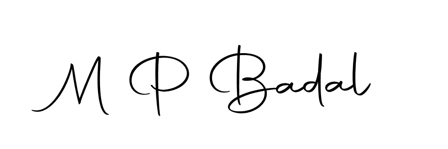 Make a beautiful signature design for name M P Badal. Use this online signature maker to create a handwritten signature for free. M P Badal signature style 10 images and pictures png