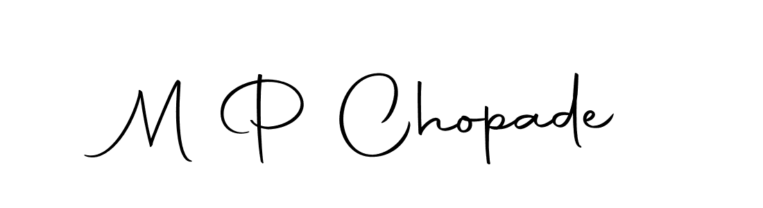 if you are searching for the best signature style for your name M P Chopade. so please give up your signature search. here we have designed multiple signature styles  using Autography-DOLnW. M P Chopade signature style 10 images and pictures png