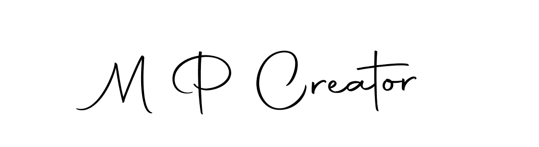 M P Creator stylish signature style. Best Handwritten Sign (Autography-DOLnW) for my name. Handwritten Signature Collection Ideas for my name M P Creator. M P Creator signature style 10 images and pictures png