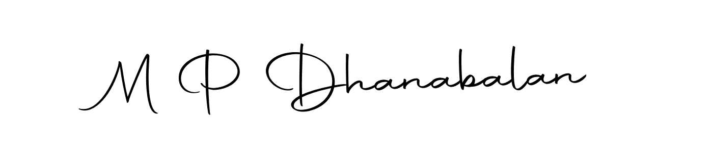 The best way (Autography-DOLnW) to make a short signature is to pick only two or three words in your name. The name M P Dhanabalan include a total of six letters. For converting this name. M P Dhanabalan signature style 10 images and pictures png