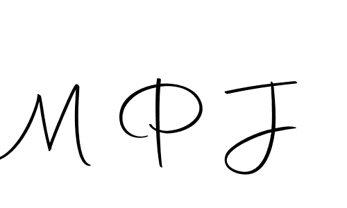 Also we have M P J name is the best signature style. Create professional handwritten signature collection using Autography-DOLnW autograph style. M P J signature style 10 images and pictures png