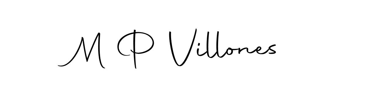 How to make M P Villones signature? Autography-DOLnW is a professional autograph style. Create handwritten signature for M P Villones name. M P Villones signature style 10 images and pictures png