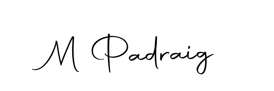 Make a beautiful signature design for name M Padraig. Use this online signature maker to create a handwritten signature for free. M Padraig signature style 10 images and pictures png