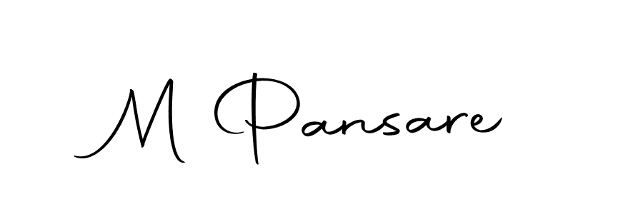 Make a beautiful signature design for name M Pansare. With this signature (Autography-DOLnW) style, you can create a handwritten signature for free. M Pansare signature style 10 images and pictures png