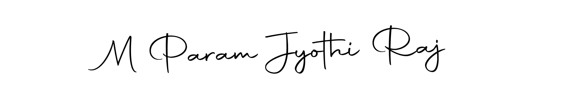 How to make M Param Jyothi Raj signature? Autography-DOLnW is a professional autograph style. Create handwritten signature for M Param Jyothi Raj name. M Param Jyothi Raj signature style 10 images and pictures png