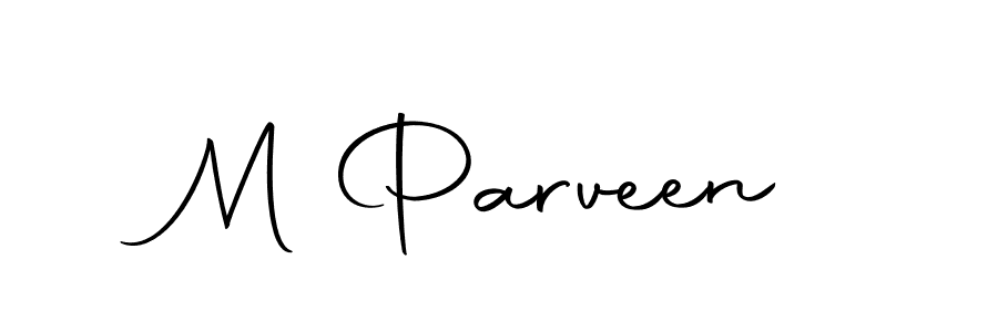 How to make M Parveen signature? Autography-DOLnW is a professional autograph style. Create handwritten signature for M Parveen name. M Parveen signature style 10 images and pictures png