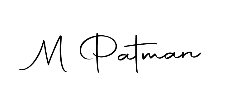 How to make M Patman signature? Autography-DOLnW is a professional autograph style. Create handwritten signature for M Patman name. M Patman signature style 10 images and pictures png