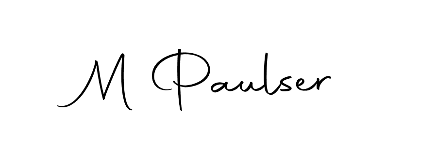M Paulser stylish signature style. Best Handwritten Sign (Autography-DOLnW) for my name. Handwritten Signature Collection Ideas for my name M Paulser. M Paulser signature style 10 images and pictures png