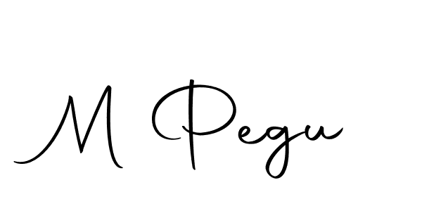 How to make M Pegu name signature. Use Autography-DOLnW style for creating short signs online. This is the latest handwritten sign. M Pegu signature style 10 images and pictures png