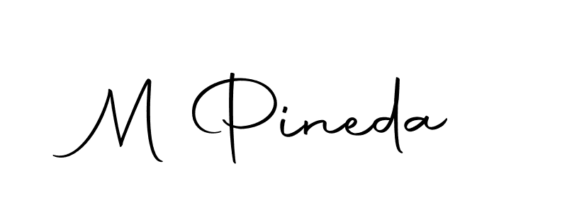 Also we have M Pineda name is the best signature style. Create professional handwritten signature collection using Autography-DOLnW autograph style. M Pineda signature style 10 images and pictures png