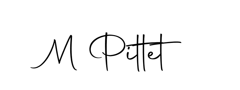 Design your own signature with our free online signature maker. With this signature software, you can create a handwritten (Autography-DOLnW) signature for name M Pittet. M Pittet signature style 10 images and pictures png