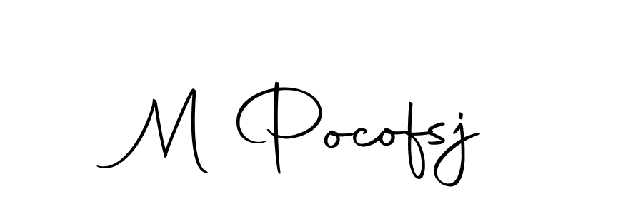 Similarly Autography-DOLnW is the best handwritten signature design. Signature creator online .You can use it as an online autograph creator for name M Pocofsj. M Pocofsj signature style 10 images and pictures png