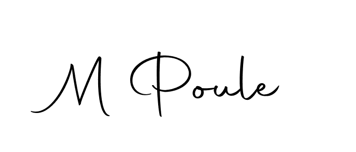 The best way (Autography-DOLnW) to make a short signature is to pick only two or three words in your name. The name M Poule include a total of six letters. For converting this name. M Poule signature style 10 images and pictures png