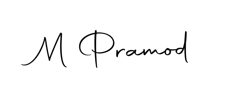 Also we have M Pramod name is the best signature style. Create professional handwritten signature collection using Autography-DOLnW autograph style. M Pramod signature style 10 images and pictures png