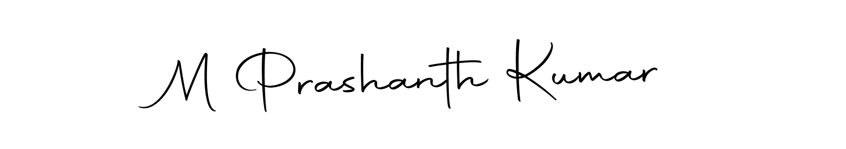 Make a beautiful signature design for name M Prashanth Kumar. Use this online signature maker to create a handwritten signature for free. M Prashanth Kumar signature style 10 images and pictures png