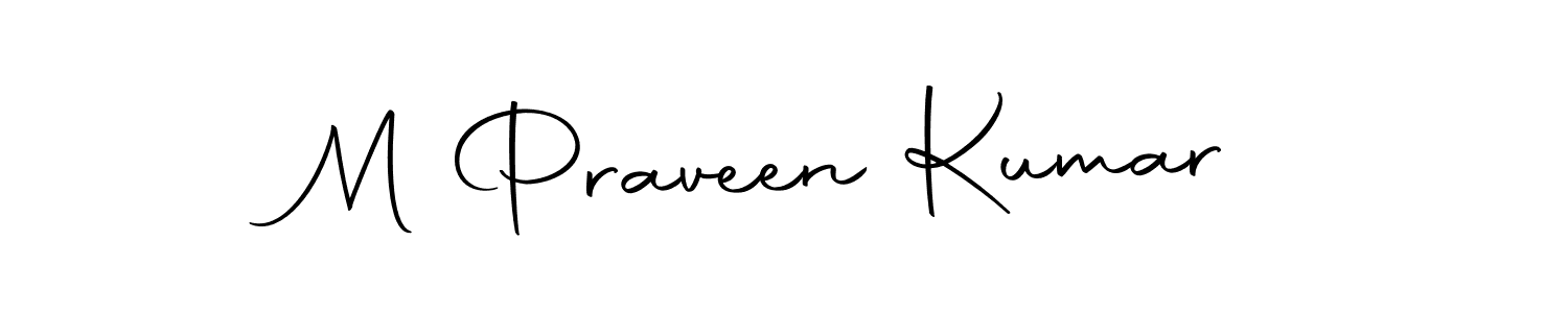 How to make M Praveen Kumar signature? Autography-DOLnW is a professional autograph style. Create handwritten signature for M Praveen Kumar name. M Praveen Kumar signature style 10 images and pictures png