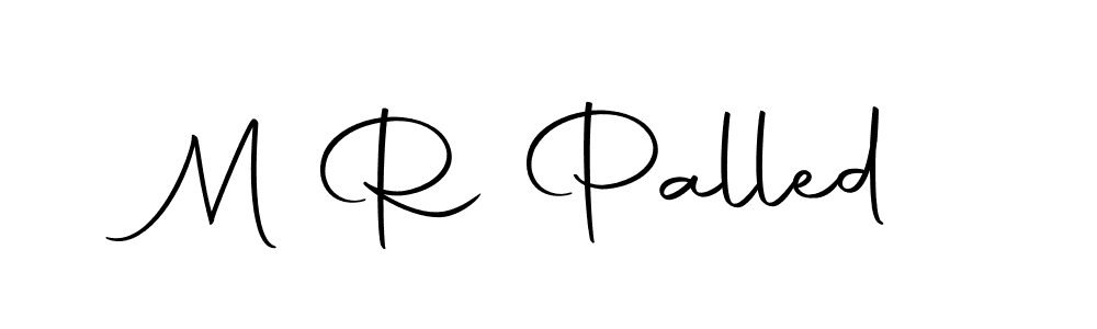 How to make M R Palled signature? Autography-DOLnW is a professional autograph style. Create handwritten signature for M R Palled name. M R Palled signature style 10 images and pictures png