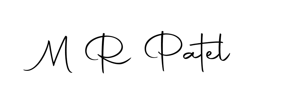 Design your own signature with our free online signature maker. With this signature software, you can create a handwritten (Autography-DOLnW) signature for name M R Patel. M R Patel signature style 10 images and pictures png