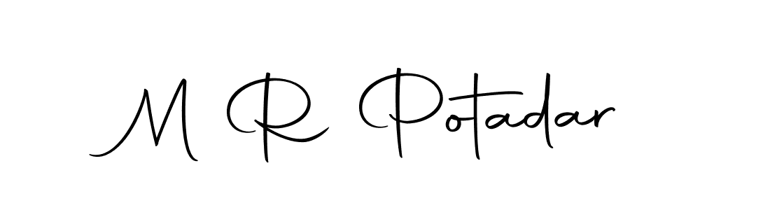 Make a beautiful signature design for name M R Potadar. Use this online signature maker to create a handwritten signature for free. M R Potadar signature style 10 images and pictures png