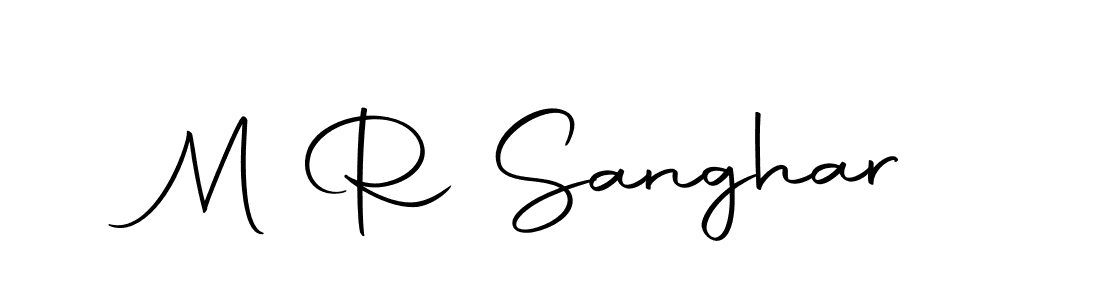 You can use this online signature creator to create a handwritten signature for the name M R Sanghar. This is the best online autograph maker. M R Sanghar signature style 10 images and pictures png