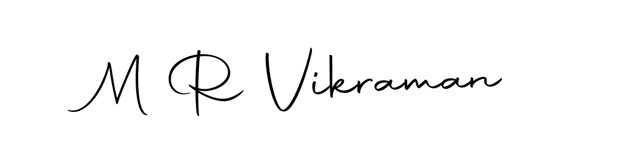 How to make M R Vikraman signature? Autography-DOLnW is a professional autograph style. Create handwritten signature for M R Vikraman name. M R Vikraman signature style 10 images and pictures png