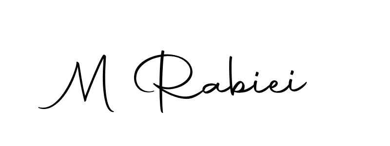 You should practise on your own different ways (Autography-DOLnW) to write your name (M Rabiei) in signature. don't let someone else do it for you. M Rabiei signature style 10 images and pictures png